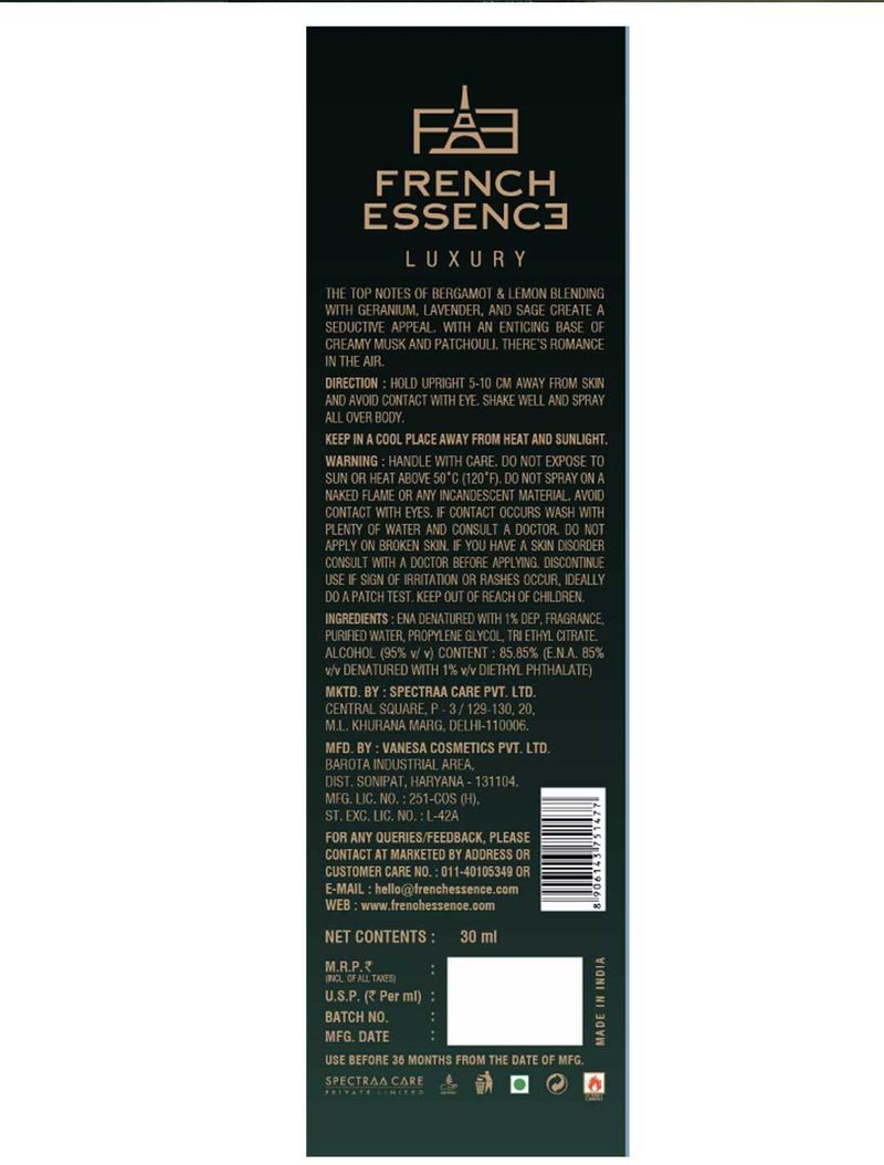 FRENCH ESSENCE Luxury Intimate 30 ml - Image 5