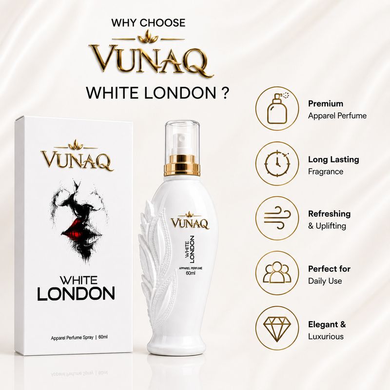 VUNAQ White London Perfume Spray - Image 6