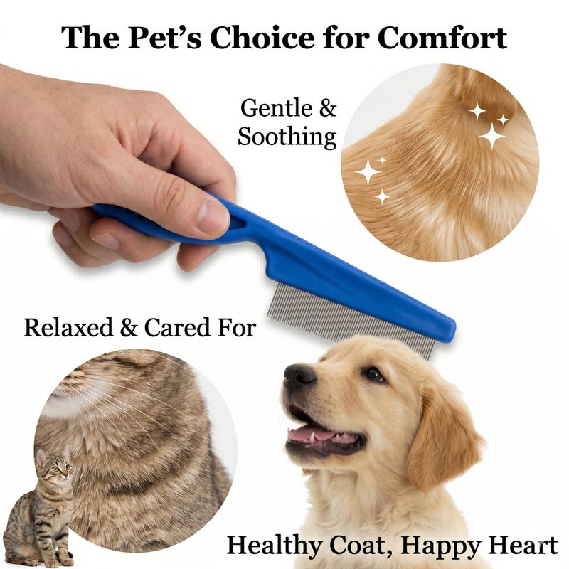 Dobariya Mart Pet Flea & Tick Remover Comb - Image 3