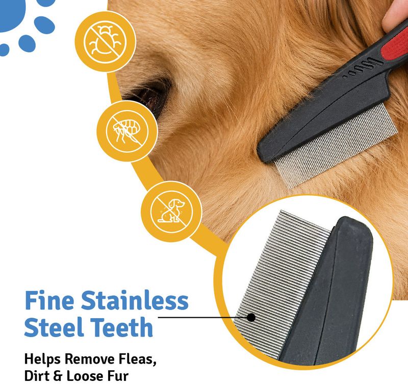Gobinkies Stainless Steel Flea & Lice Comb - Image 5