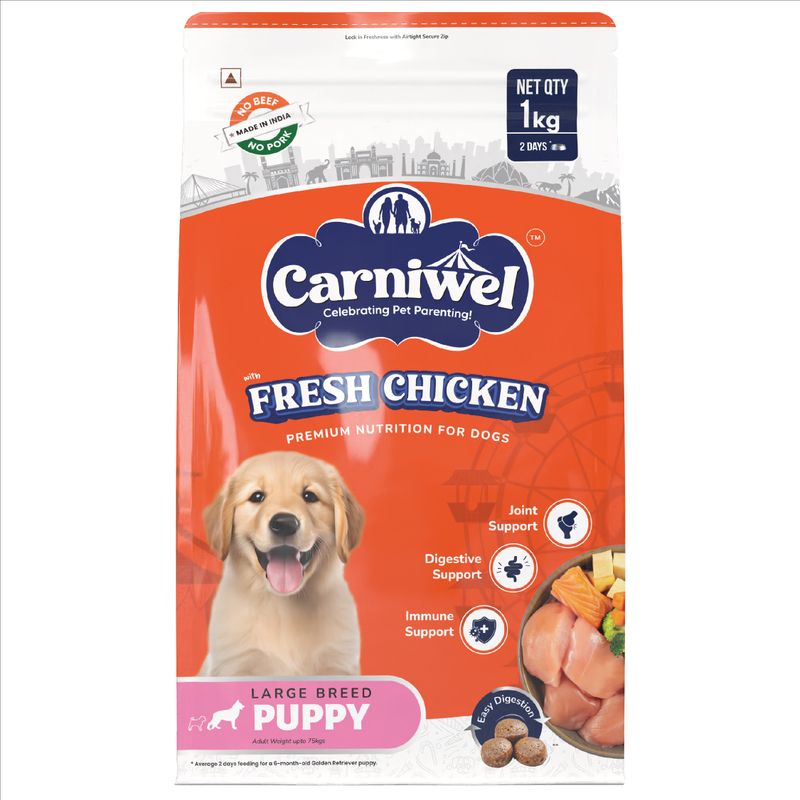 CARNIWEL Fresh Chicken Dry Dog Food 1 kg - Image 2