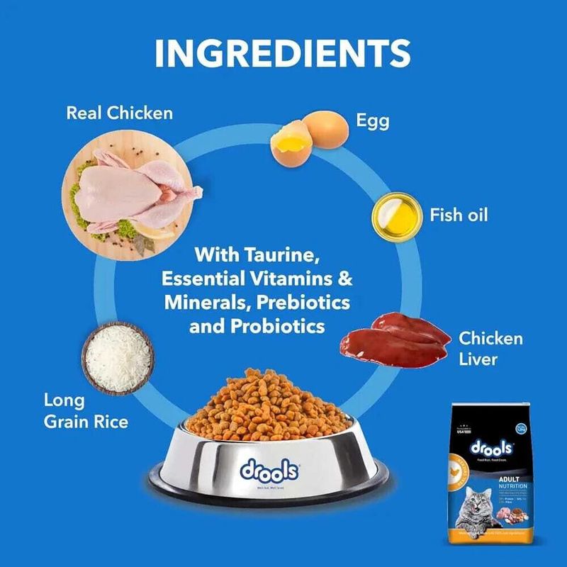 Adult nutrition real chicken 3 kg Dry Cat Food - Image 4