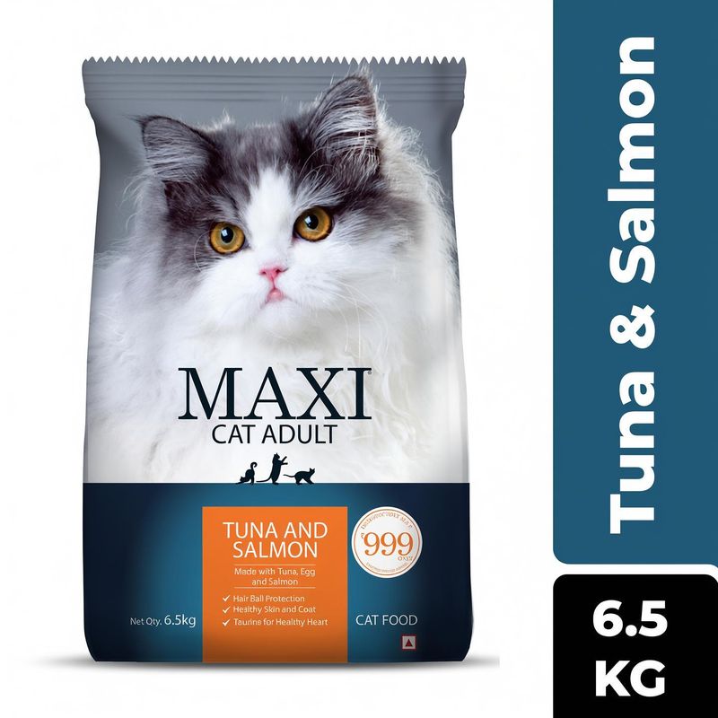Maxi Tuna and Salmon 6.5 kg Dry Adult Cat Food - Image 2