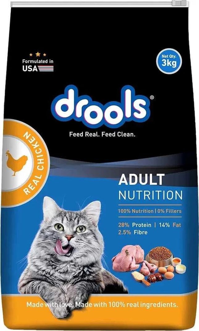Adult nutrition real chicken 3 kg Dry Cat Food - Image 2