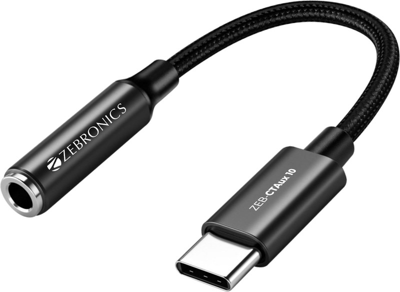 ZEBRONICS Black ZEB-CTAUX 10 Phone Converter (ANDROID, IOS, WINDOWS)