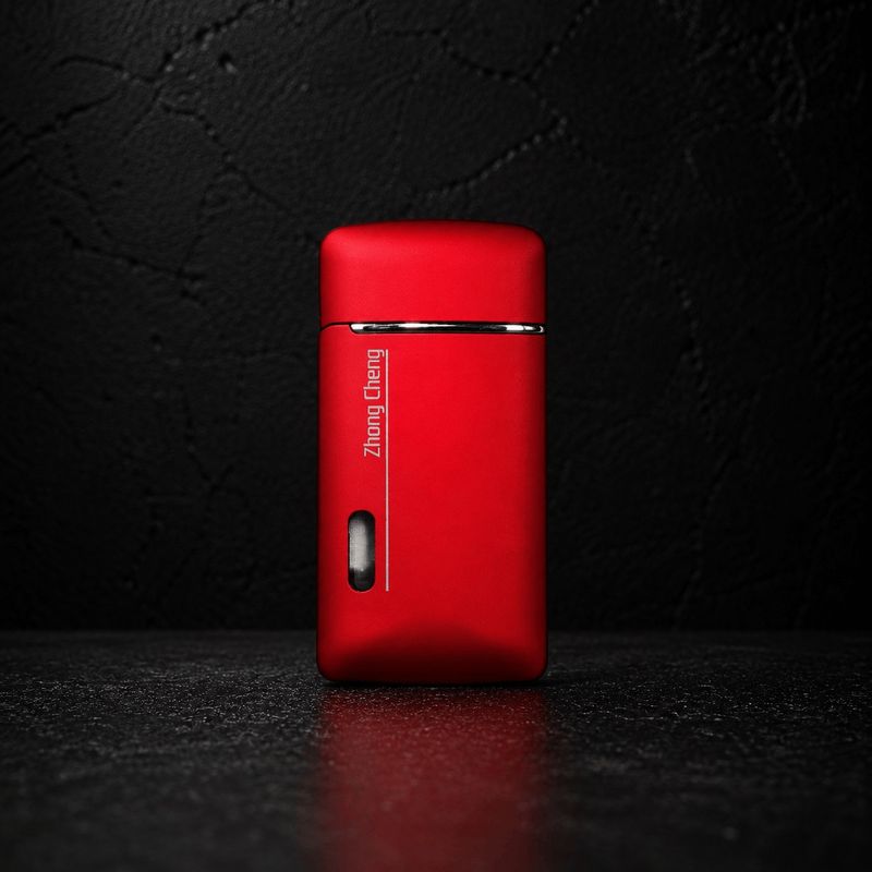 Smoka Red Pattern Jet Flame Lighter - Image 2
