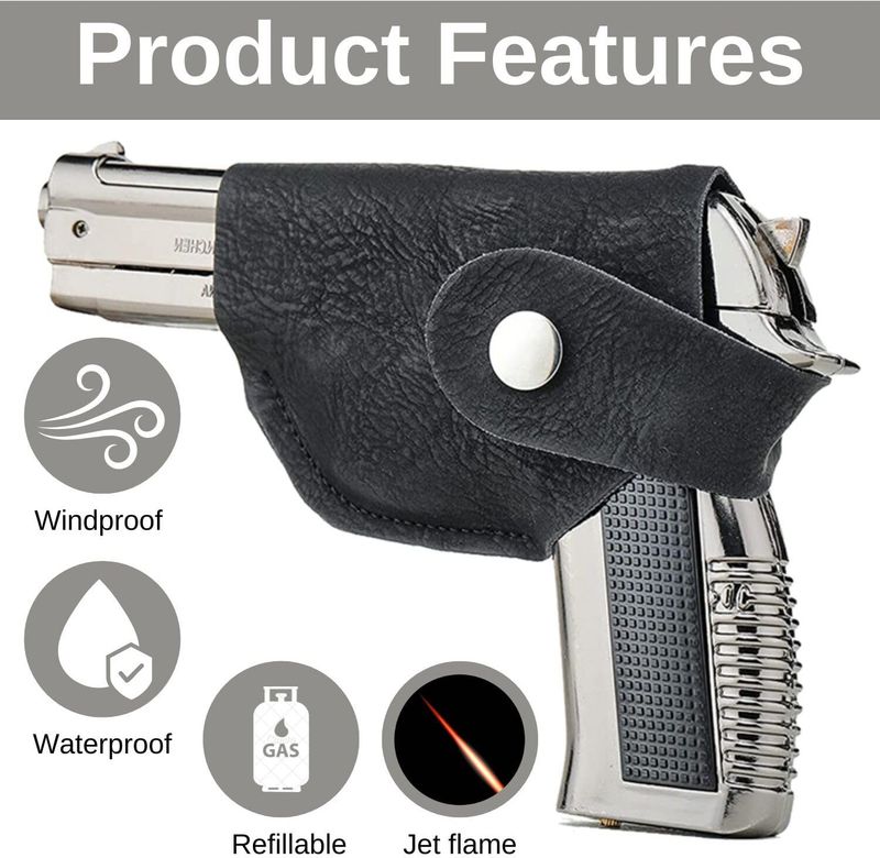 BIKRIFY 608 Heavy Metal Pistol Shape Barrel Pull Back - Image 4