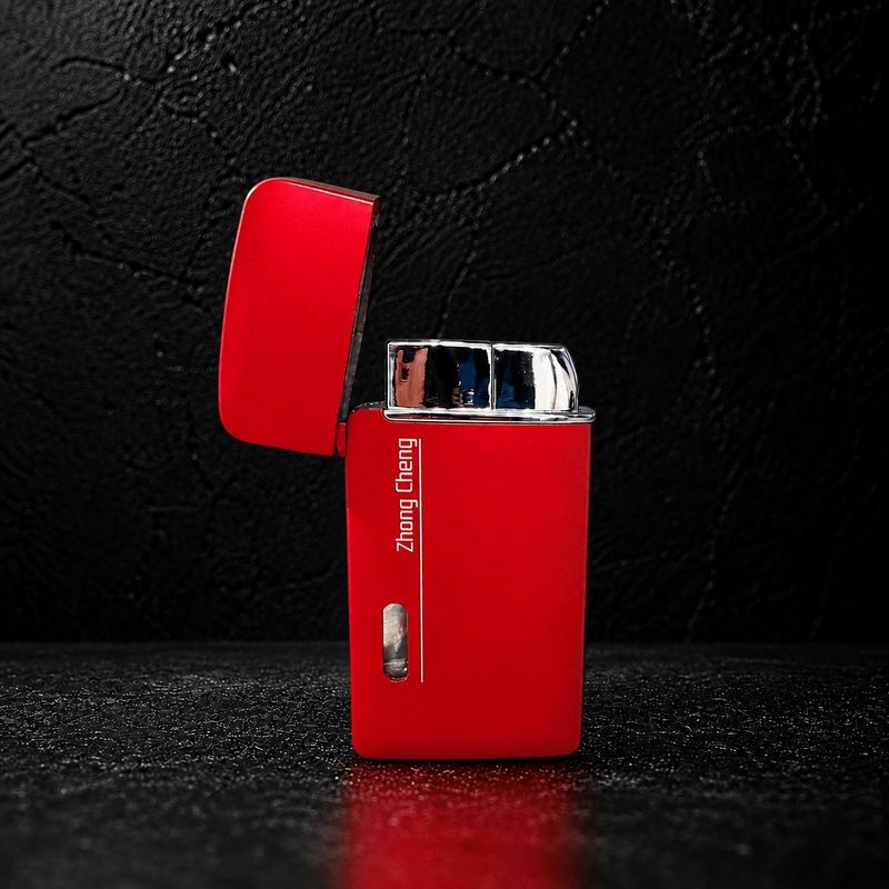 Smoka Red Pattern Jet Flame Lighter - Image 3
