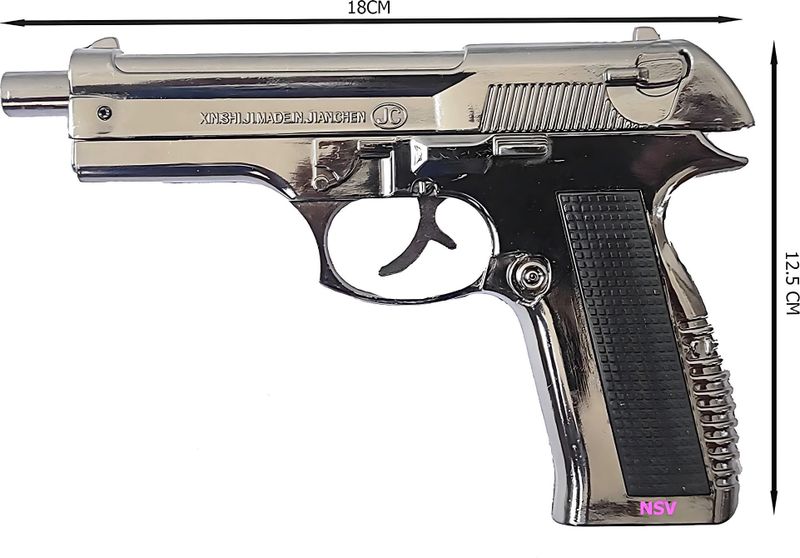 Vedara 608 Heavy Metal Pistol Shape Barrel Pull Back System - Image 4