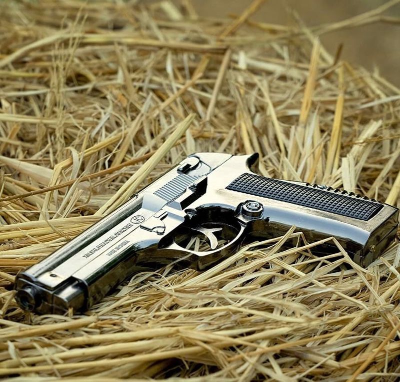 BIKRIFY 608 Heavy Metal Pistol Shape Barrel Pull Back - Image 5