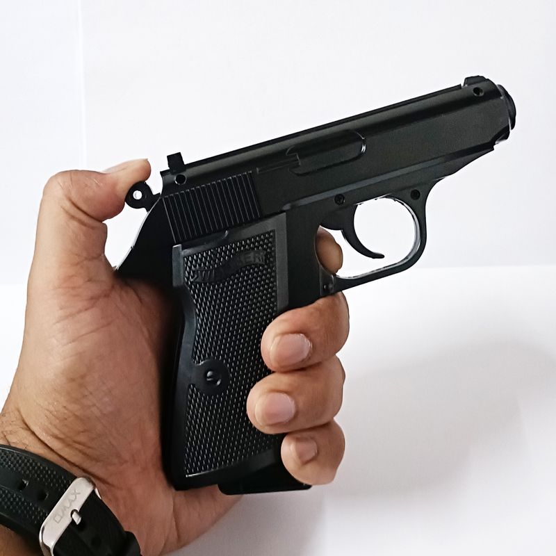 MountWolf 508 Black Metal Pistol Lighter - Image 4