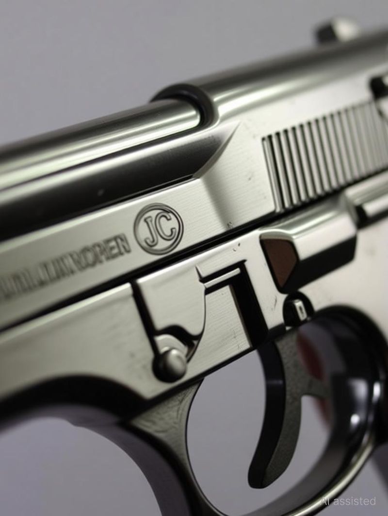 GLOBAL BROS ANTIOQUE 608 Heavy Metal Pistol Gun Lighter - Image 5