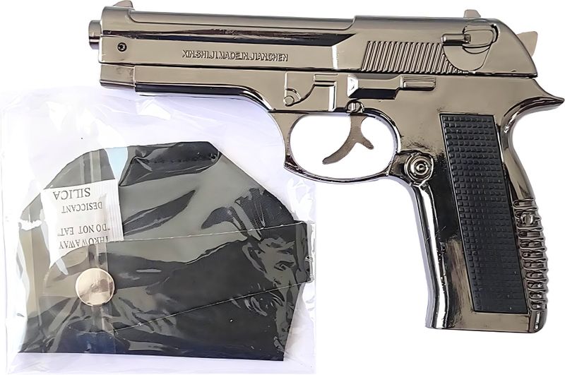 Praliptha 608 Heavy Metal Pistol Shape Barrel Pull Back System - Image 5
