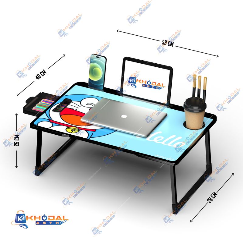 KHODAL ARTH Wood Portable Laptop Table - Image 3