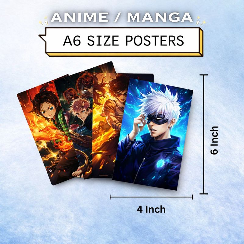 Dream World Decor 63 Anime Wall Collage Kit 4x6 Inch - Image 4