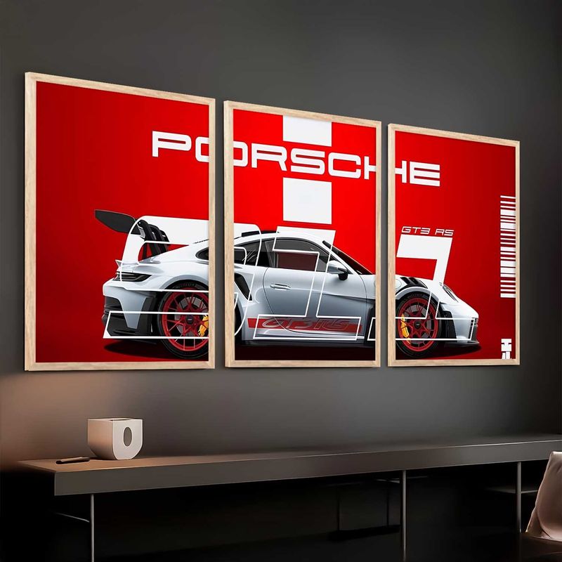 Hothouse Porsche 911GT3 RS Framed Poster - Image 6
