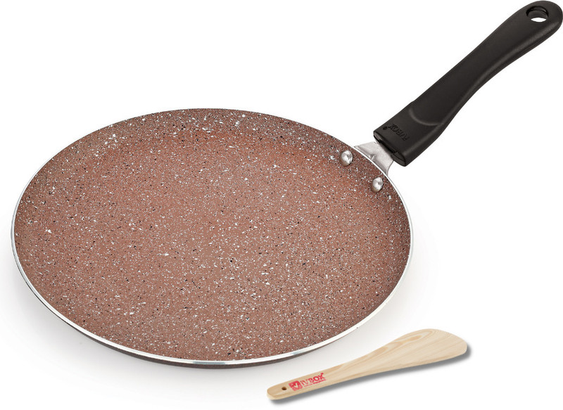 iVBOX Koca-Pro 280mm induction Bottom 5-Layer Granite Coating Dosa Tawa 28 cm diameter Aluminium, Non-stick, Induction Bottom