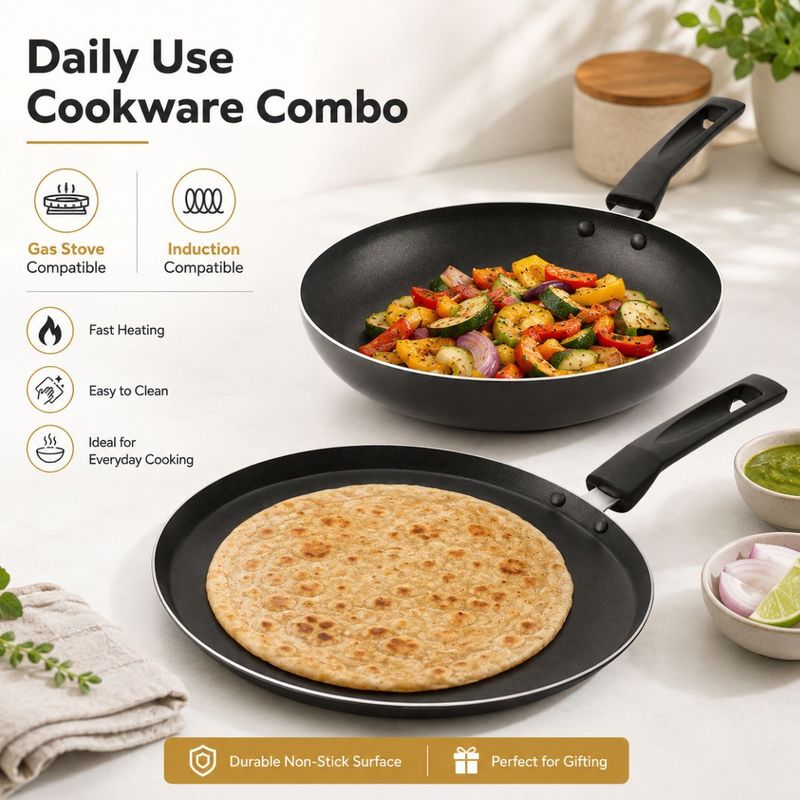 paasapahce Nonstick Dosa Tawa Combo Set - Image 6