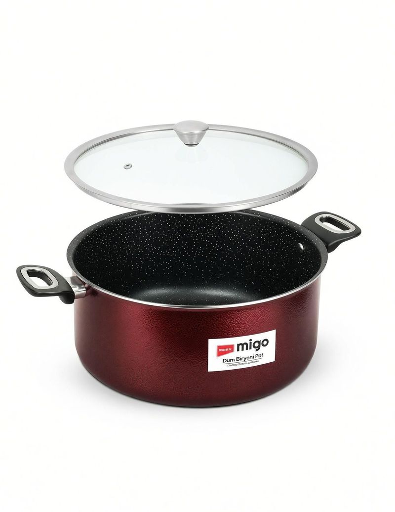 IMPEX 10L Non Stick Induction Base Dum Biryani Pot - Image 6