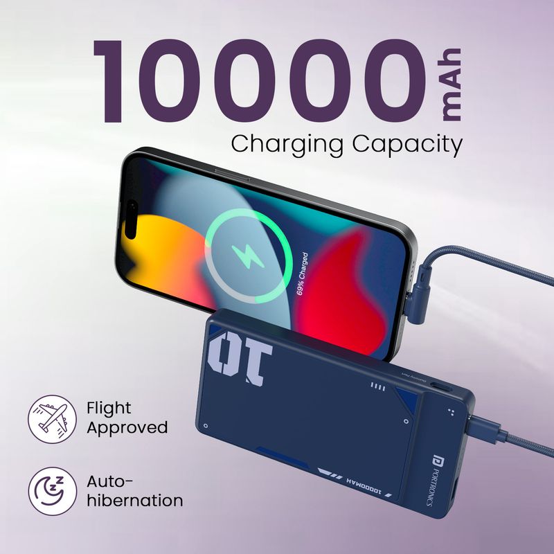 Portronics 10000 mAh 22.5W Compact Power Bank - Image 3