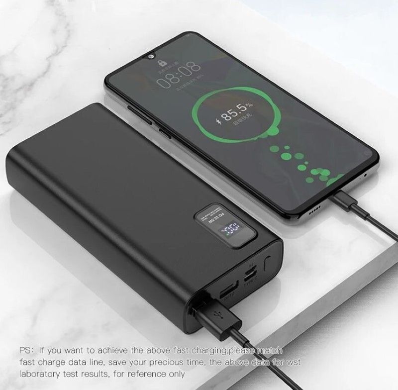 GIFNI 200000mAh 22.5W Power Bank Black - Image 4