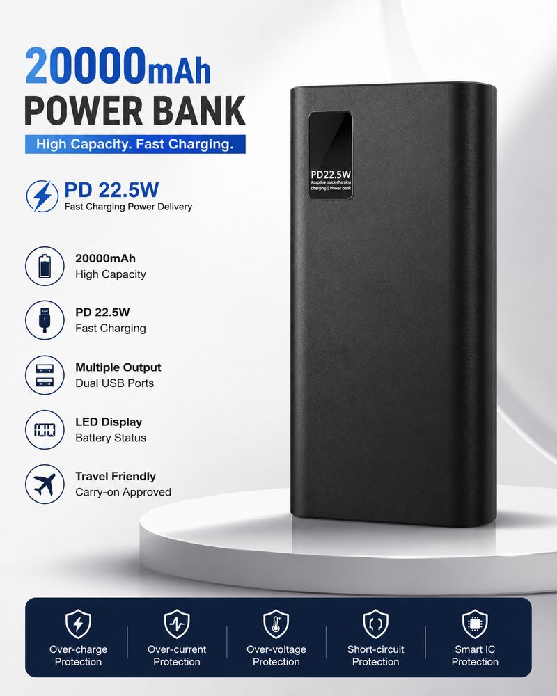 FAHIG 200000 mAh 22.5W Power Bank - Image 5