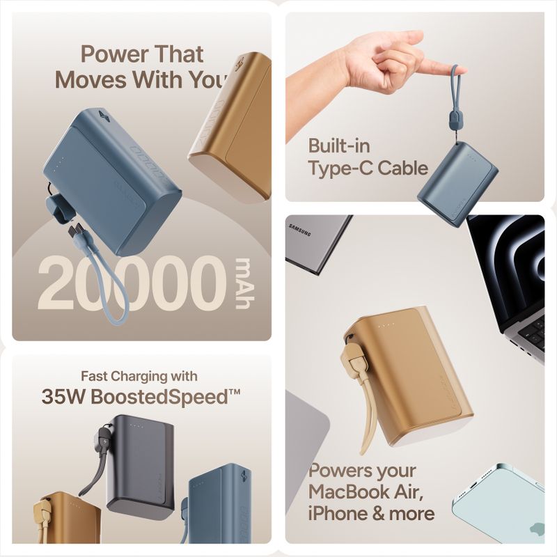 Ambrane 20000 mAh 35W Compact Power Bank - Image 3
