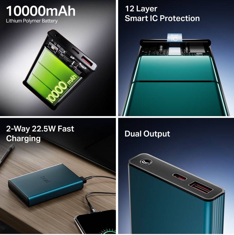 boAt 10000 mAh 22.5W Power Bank - Image 3