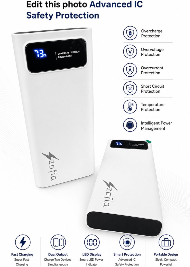 Zofia 20000 mAh 22.5W Compact Power Bank - Image 4
