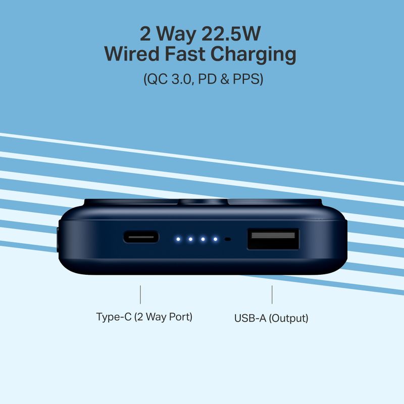 boAt 10000 mAh 22.5W MagSafe Power Bank - Image 6