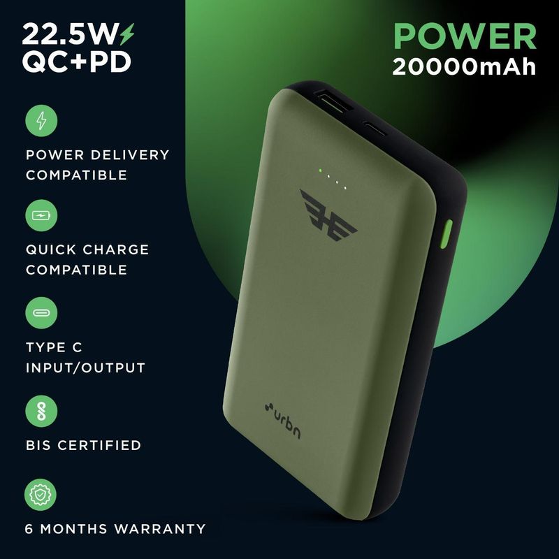 URBN 20000 mAh 22.5W Power Bank - Image 3