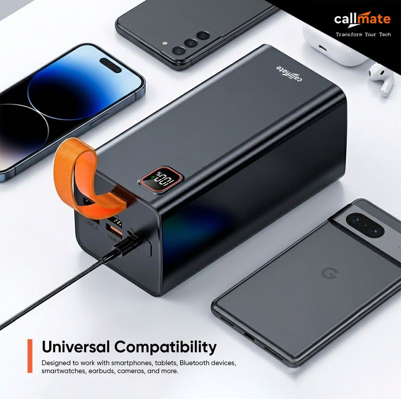 Callmate 50000 mAh 23W Power Bank Black - Image 6