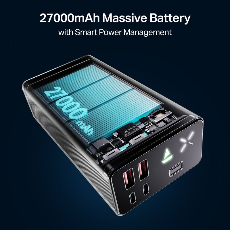 boAt 27000 mAh 22.5W Power Bank Onyx Black - Image 4