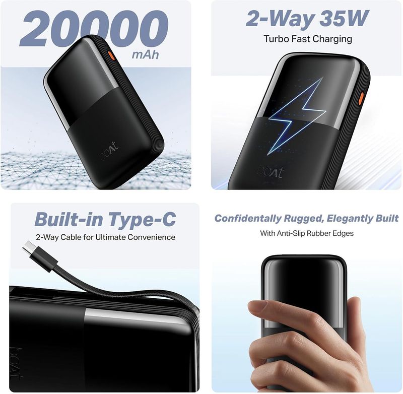 boAt 20000 mAh 35W Compact Power Bank - Image 3