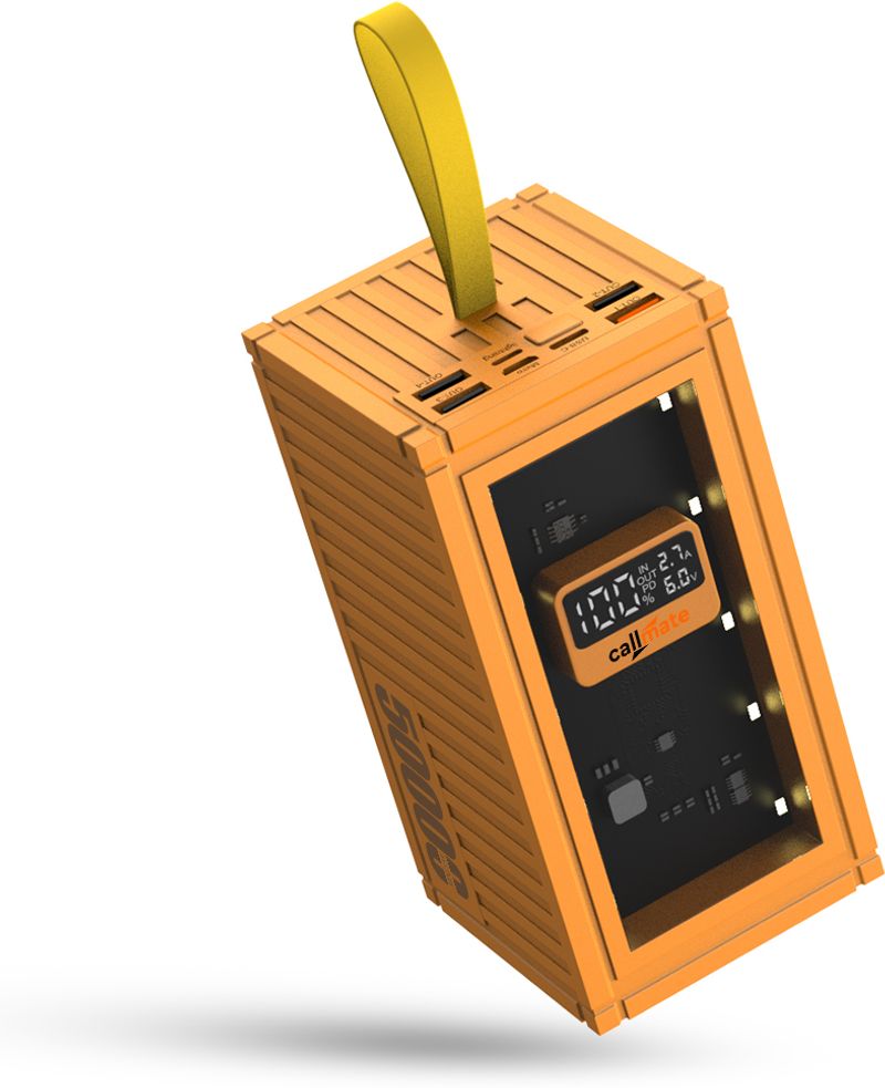 Callmate 50000 mAh 23W Power Bank Yellow - Image 2