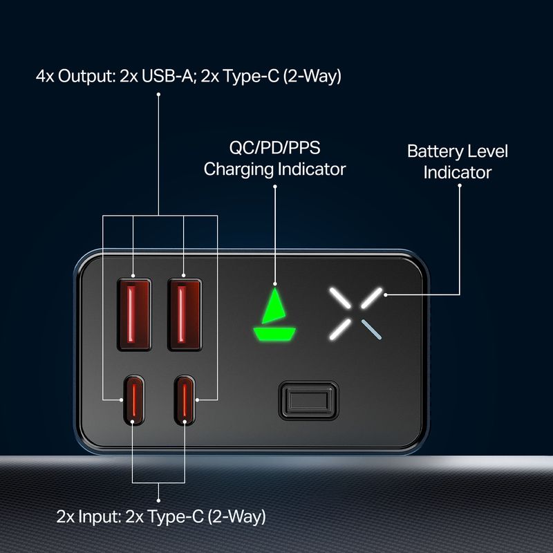 boAt 27000 mAh 22.5W Power Bank Onyx Black - Image 6