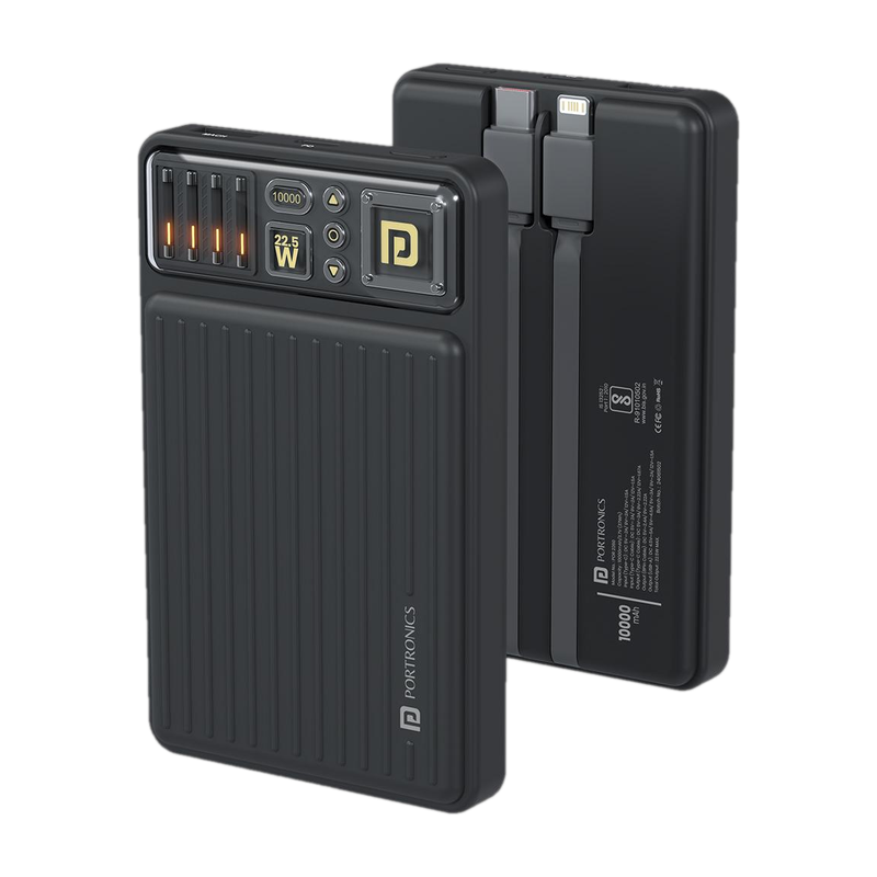 Portronics 10000 mAh 22.5 W Mini Pocket Size Power Bank