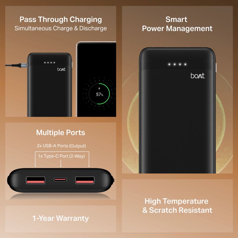 boAt 10000 mAh 22.5W Power Bank - Image 4