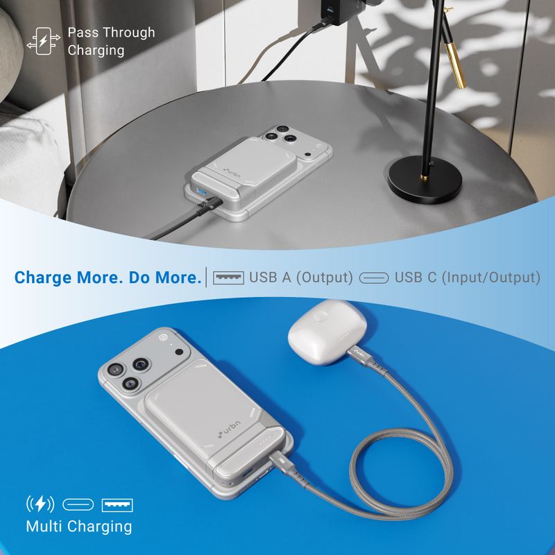 URBN 10000 mAh 22.5W MagSafe Power Bank - Image 6