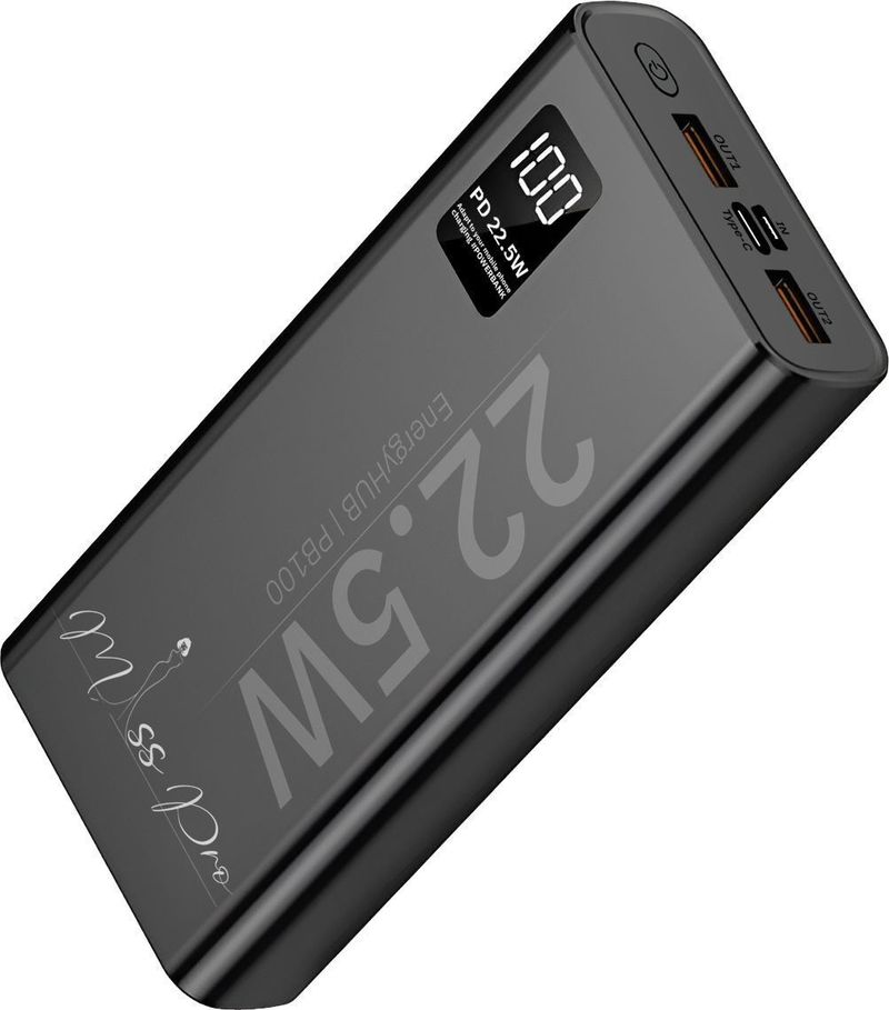 misspro 200000 mAh 22.5W Black Power Bank - Image 2