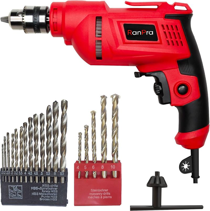 RanPra 10mm 600W Corded Drill Machine - Image 3
