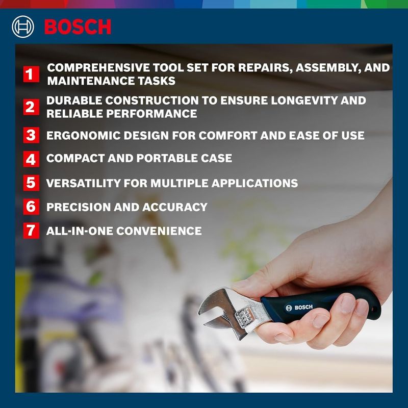 Bosch 108 Piece Tool Kit - Image 4