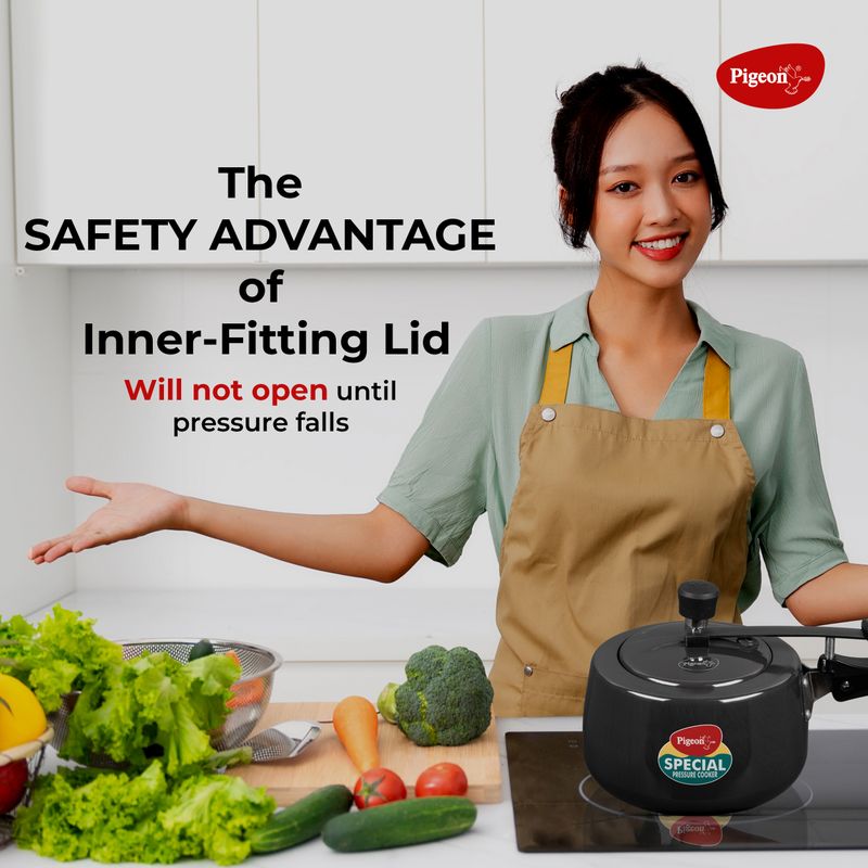 Pigeon Special Cook Plus 3L Induction Pressure Cooker - Image 5