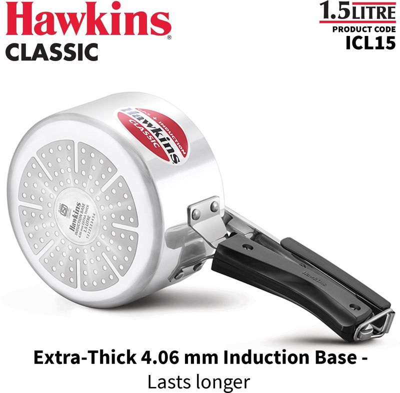 Hawkins 1.5 L Induction Pressure Cooker - Image 3