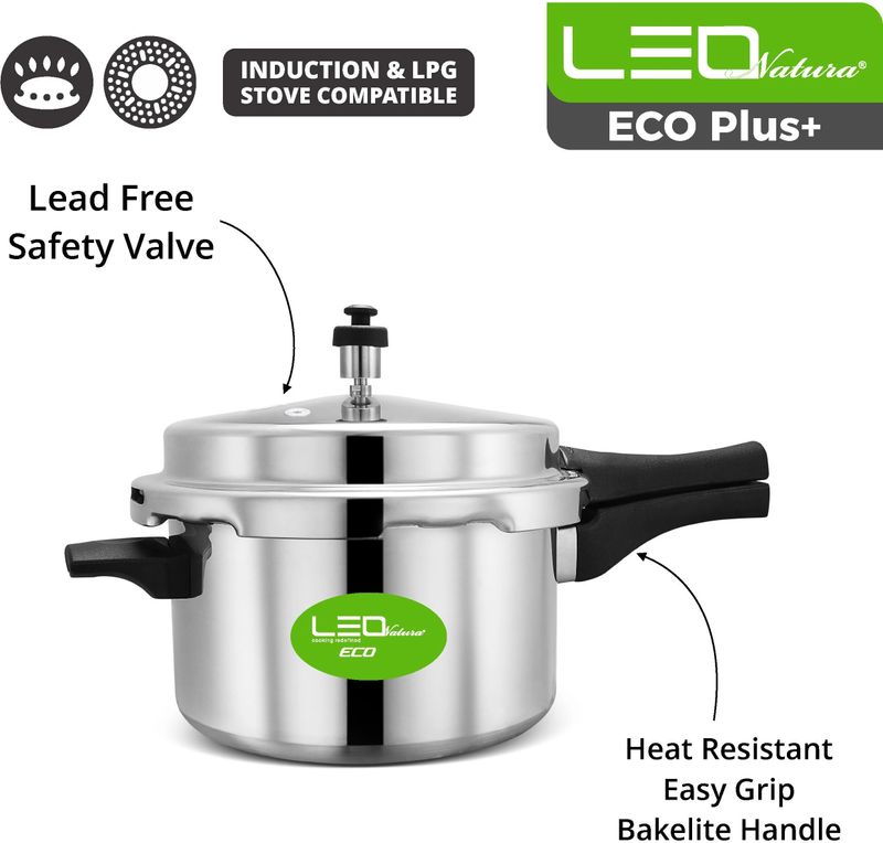 Leo Natura Eco Select+ 5L Pressure Cooker - Image 5