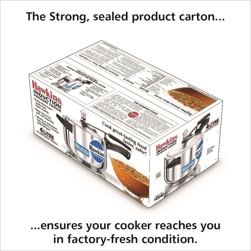 Hawkins 4L Induction Bottom Pressure Cooker - Image 5