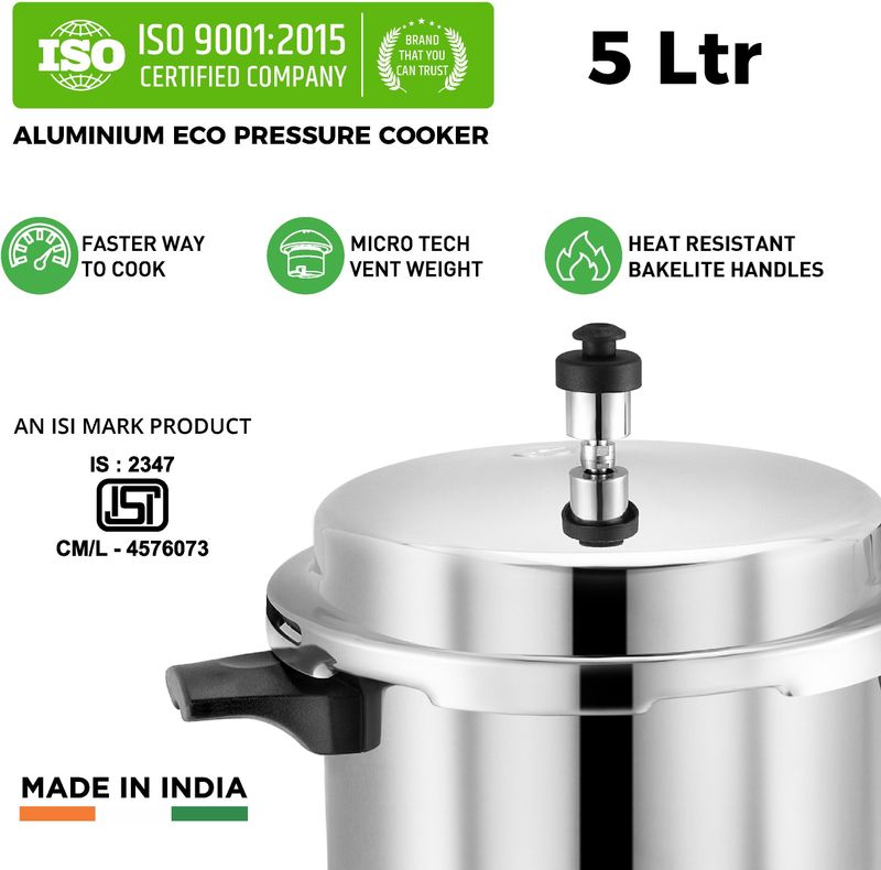Leo Natura Eco Select+ 5L Pressure Cooker - Image 6