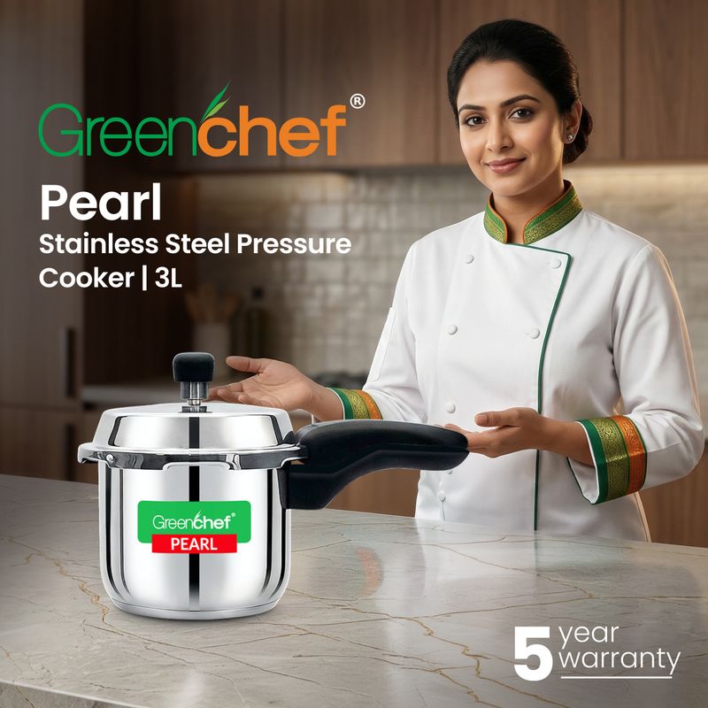 Greenchef 3L Induction Bottom Pressure Cooker - Image 3