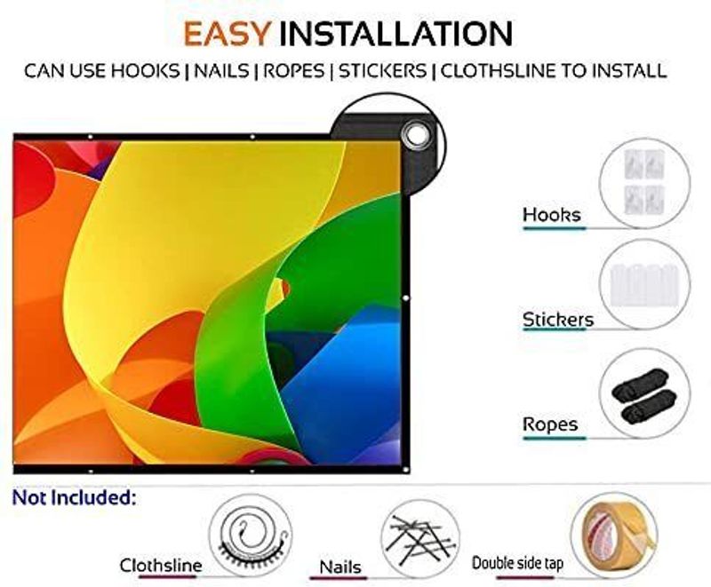 Savsol 138 inch 4K Portable Projector Screen - Image 4