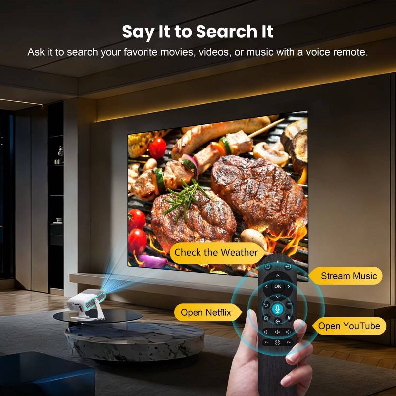 TECHPANDA Smart Projector Android 13 - Image 5